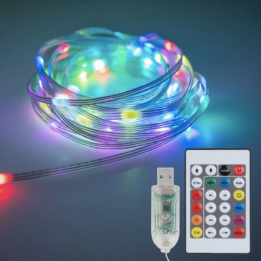 Tira de luz led Flex 10M 5V APP multicolor tiras luces colores para TV Cuarto - Image 2