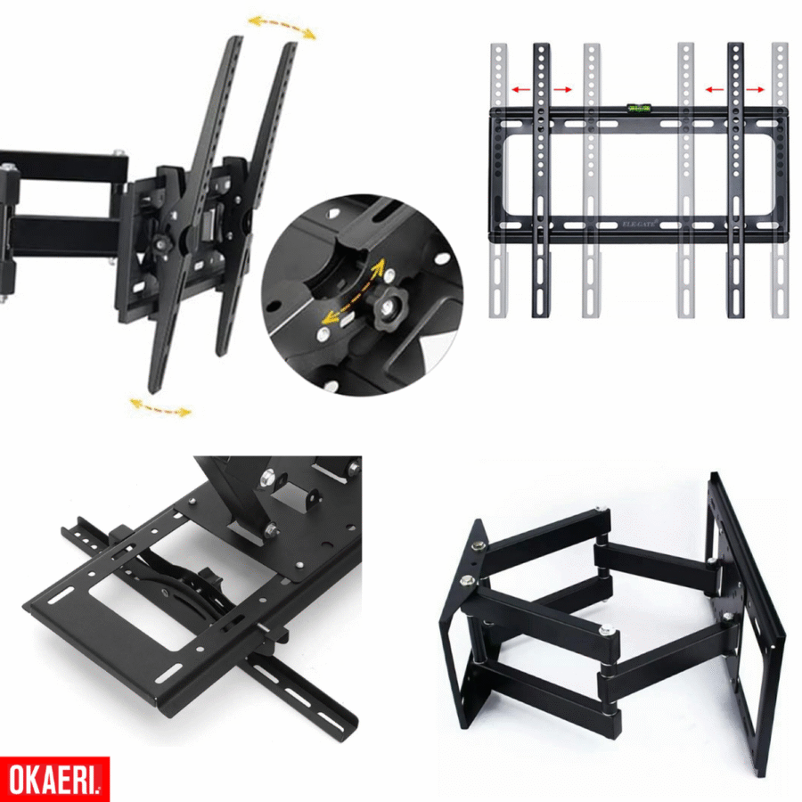 Soporte Para Pantalla Doble Brazo Tv 40-80 Monitor Tele Muro VESA - Image 6