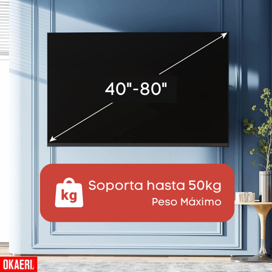 Soporte Para Pantalla Doble Brazo Tv 40-80 Monitor Tele Muro VESA - Image 2