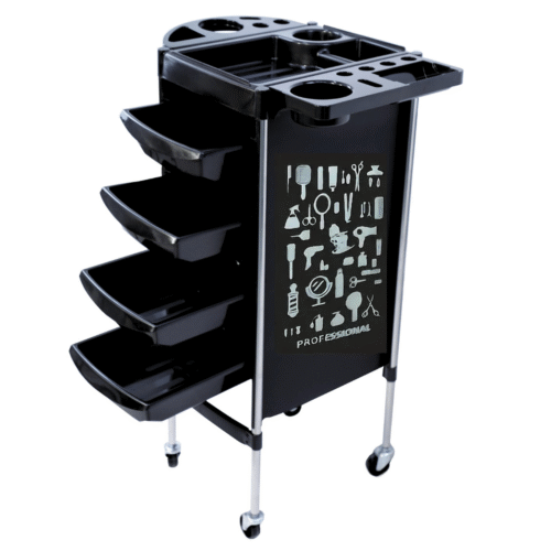 Carrito Auxiliar Organizador Estética Salón Peluquería Mueble