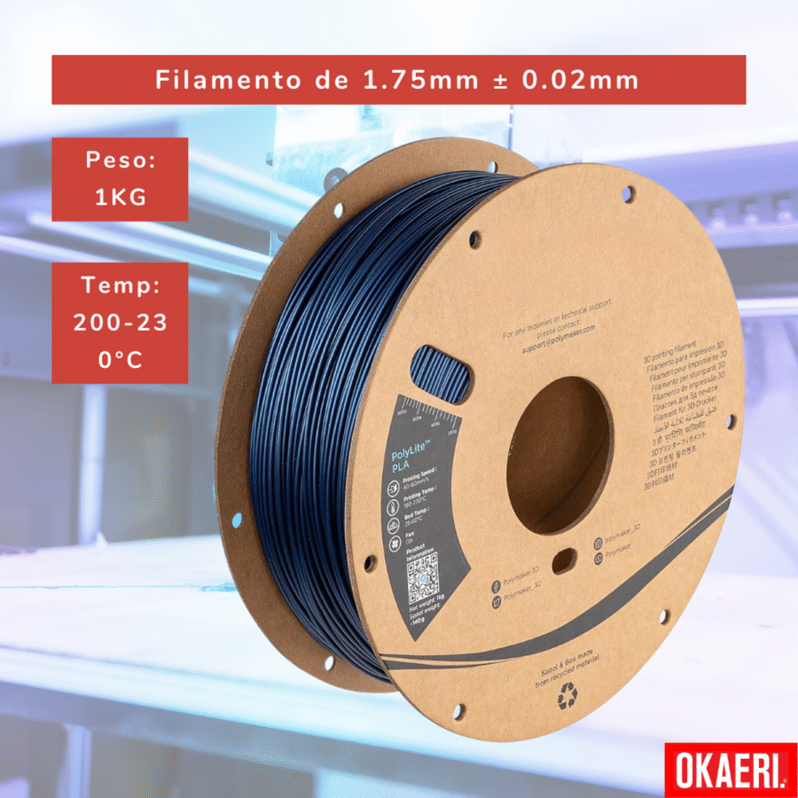 Filamento Impresora 3d Pla 1kg De 1,75 Mm +/- 0,02 H Colores - Image 6