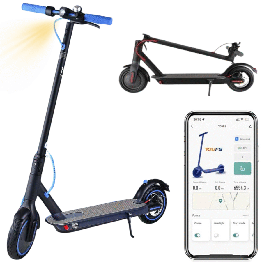 Scooter Eléctrico Patín Plegable Todo Terreno 500W OKAERI