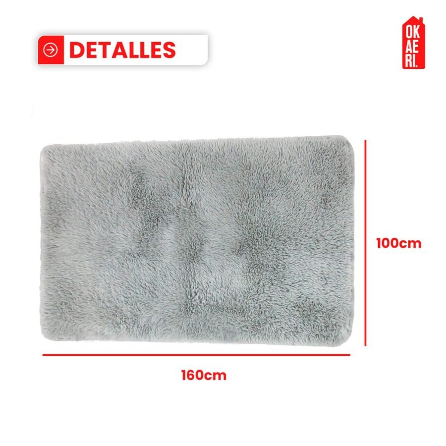 Alfombra Decorativa OKAERI 160X100CM Tapete Entrada De Sala Estar Decorativo Hogar Dormitorio - Image 8