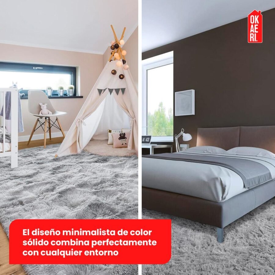 Alfombra Decorativa OKAERI 160X100CM Tapete Entrada De Sala Estar Decorativo Hogar Dormitorio - Image 7