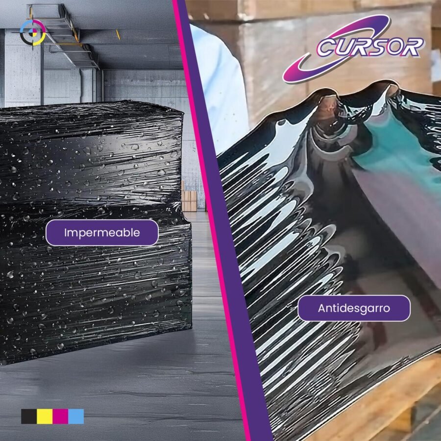 1 Rollo Emplaye Playo 18x50x800 Film Plástico Estirable Colores Empacar - Image 9