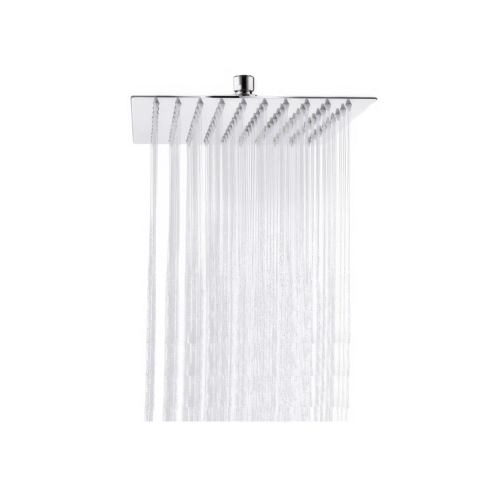 Regadera Cuadrada OKAERI 20x20cm Acero Inox Plateada Baño Ducha