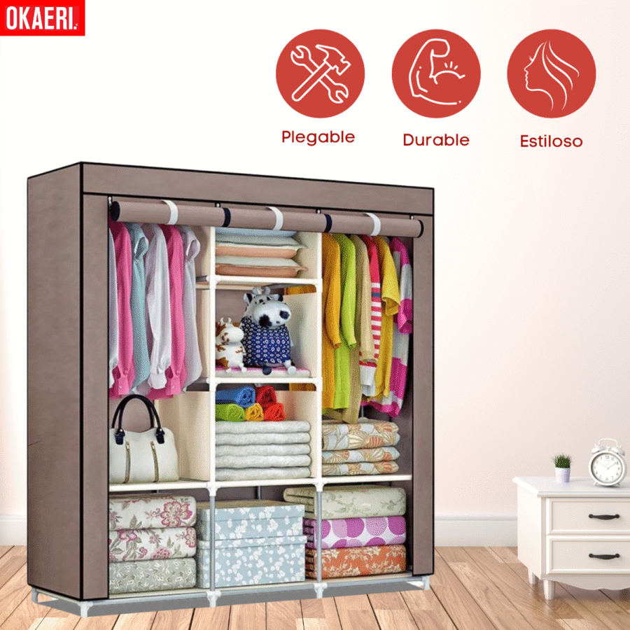 Armario Closet Organizador Ropa Ropero Zapatero Rack Armable - Image 4