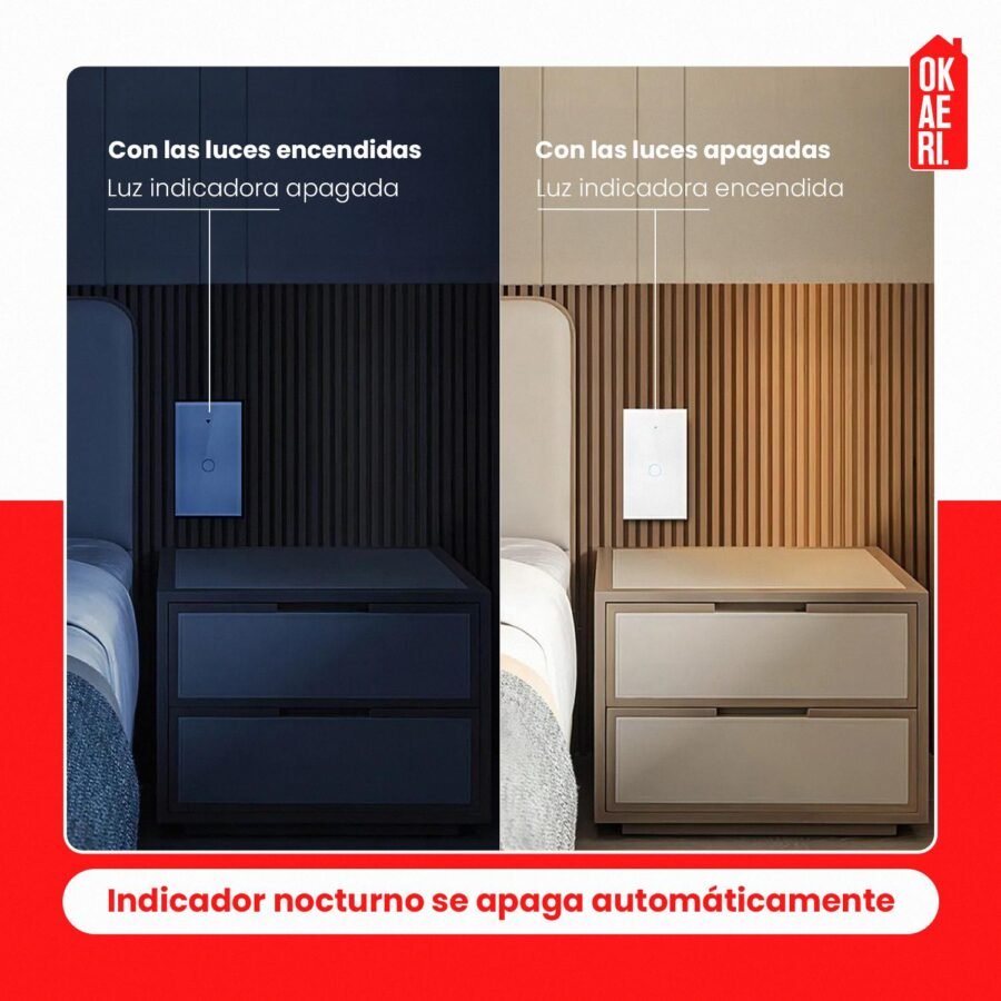 Interruptor Inteligente Wi-Fi OKAERI Compatible Alexa y Google Home APP Smart Life - Image 5