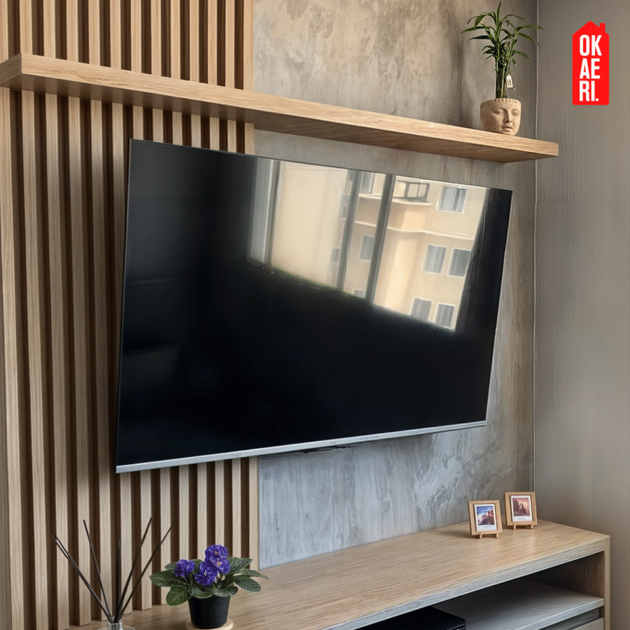 Panel Decorativo WPC OKAERI Pared 12pzs 1mx16cm Color Madera Lambrin Acanalado - Image 8