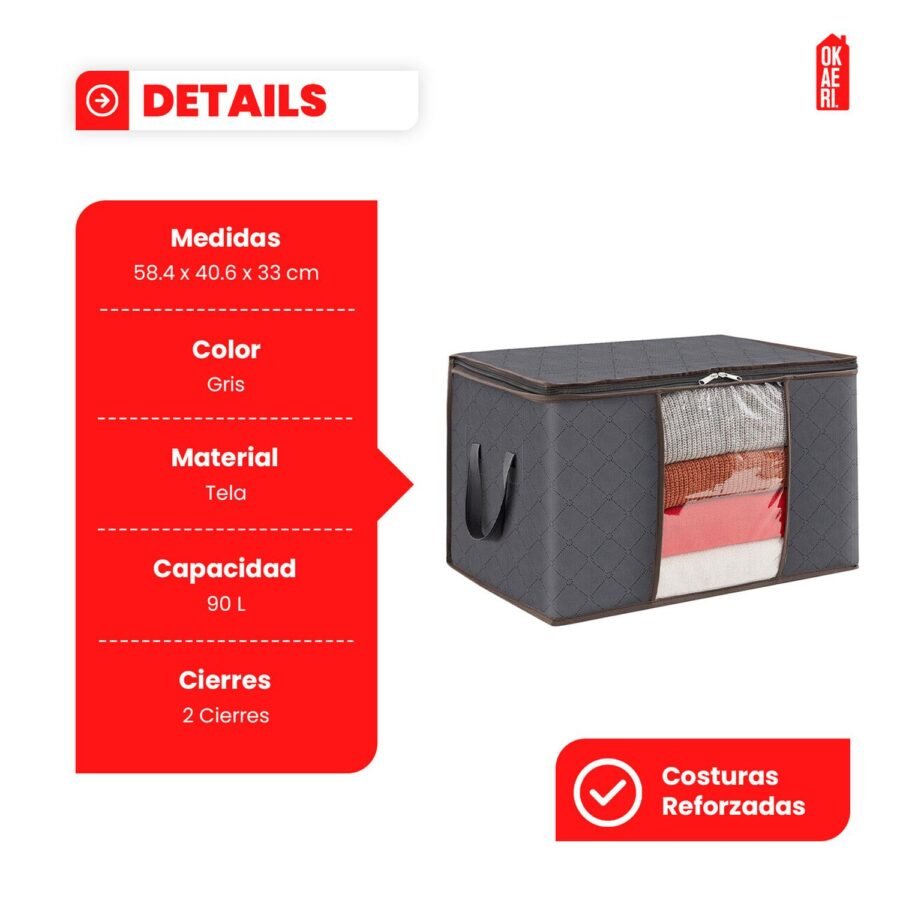 Bolsas de Almacenamiento OKAERI Organizador De Ropa de Cama Sábanas Plegable - Image 2