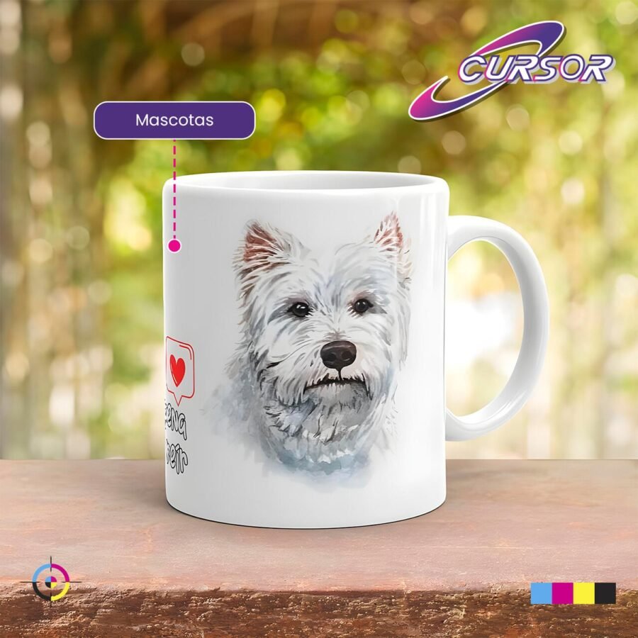 Taza Blanca Para Sublimar CURSOR 11oz 12pzs Caja Tazas Sublimación Mayoreo - Image 7