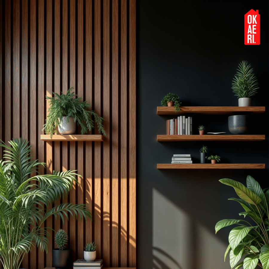 Panel Decorativo WPC OKAERI Pared 12pzs 1mx16cm Color Madera Lambrin Acanalado - Image 3