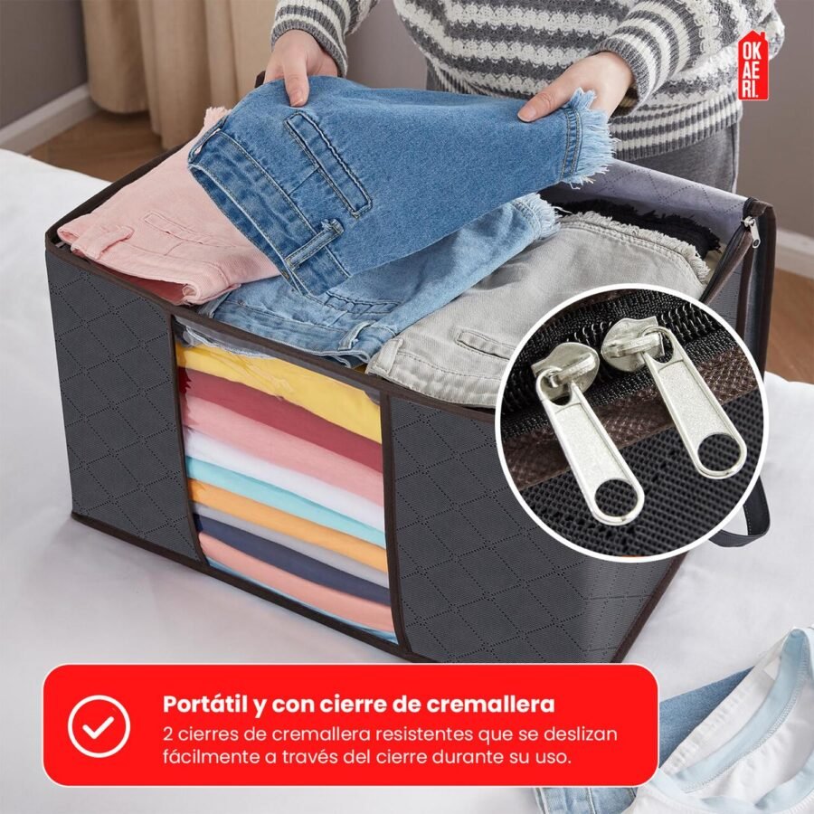 Bolsas de Almacenamiento OKAERI Organizador De Ropa de Cama Sábanas Plegable - Image 7