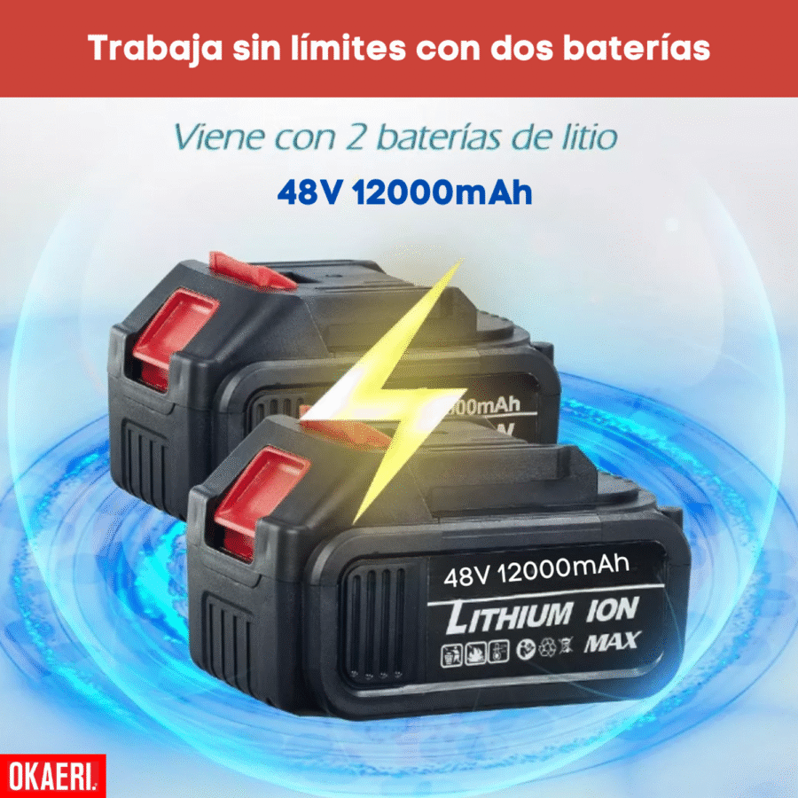 Atornillador taladro Inalámbrico 2 Baterías 48V - Image 4