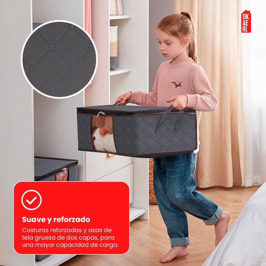 Bolsas de Almacenamiento OKAERI Organizador De Ropa de Cama Sábanas Plegable - Image 6