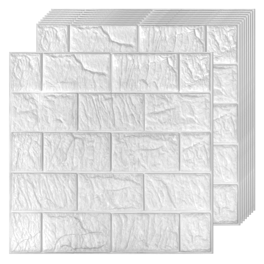 Paneles Decorativos Ladrillo OKAERI Pared 20pzs Adhesivo Impermeable 3D
