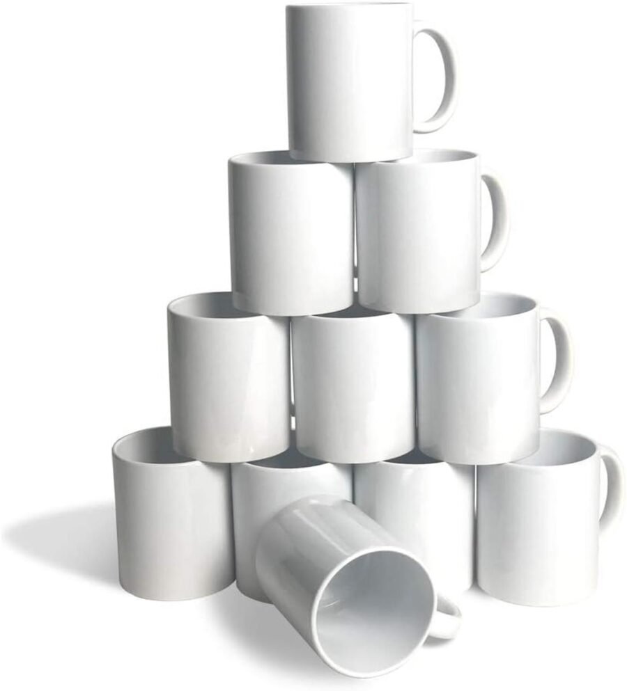 Taza Blanca Para Sublimar CURSOR 11oz 12pzs Caja Tazas Sublimación Mayoreo - Image 10