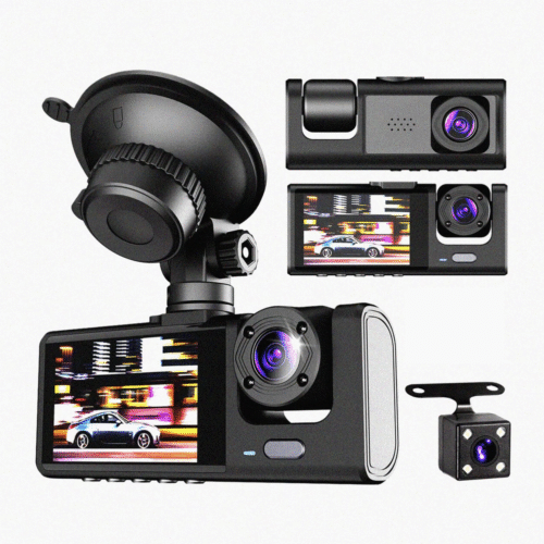 Cámara para Auto OKAERI 1080P HD Automóvil Dash Cam Reversa