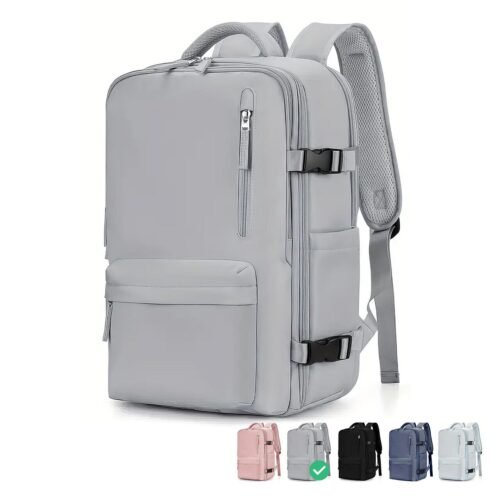 Mochila Viaje 38L Grande Laptop 17 Pulgadas Hombre Expandible